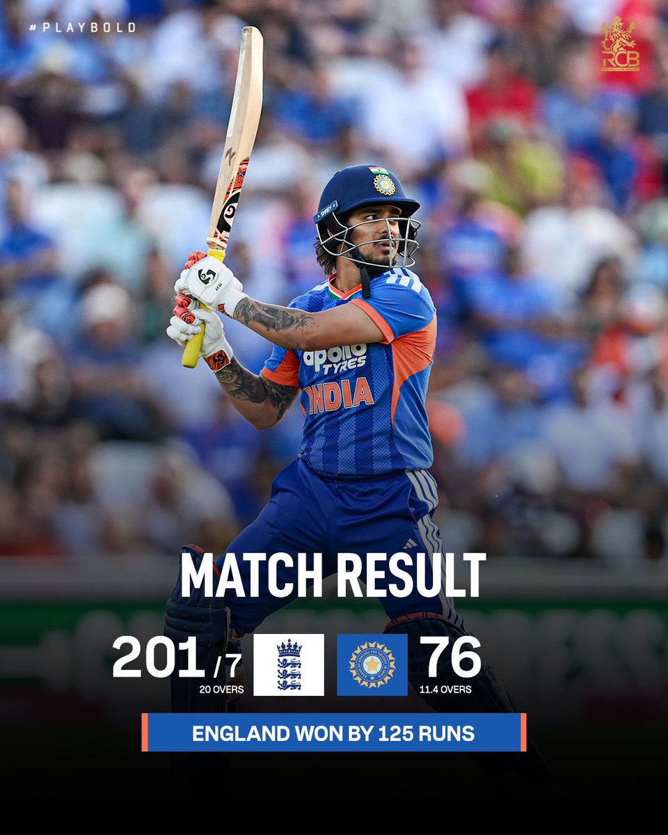 RCBTweets's tweet photo. A tough outing at Trent Bridge. 😔

#PlayBold #ನಮ್ಮRCB https://t.co/cXwnrKnst1