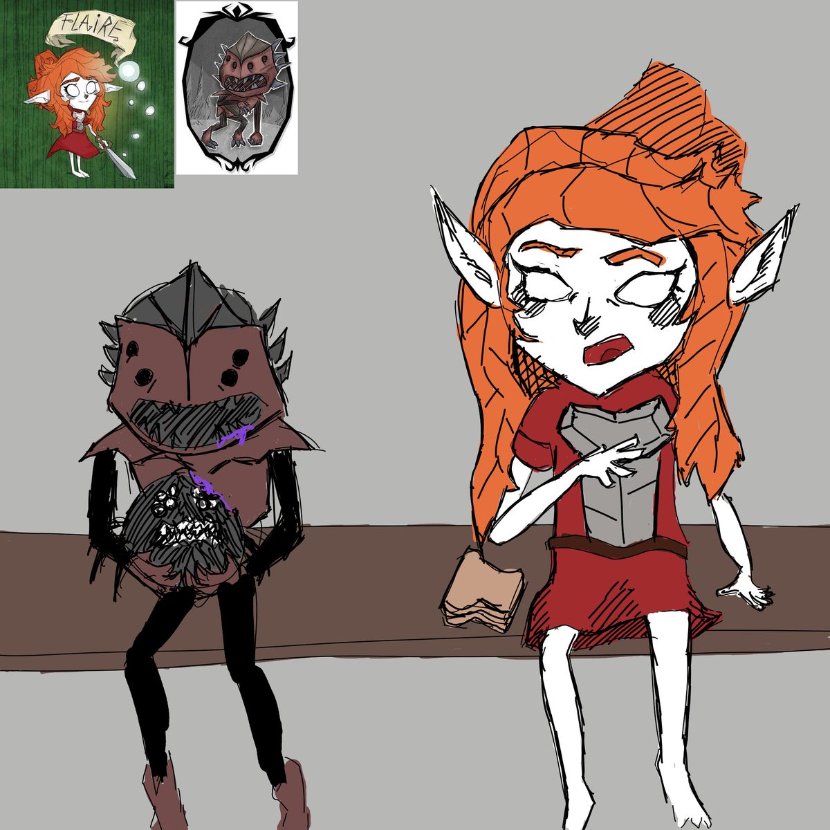 Fanartmachine20's tweet photo. @summerscorchin thought of this while playing with my friend which has a strict diet of live spiders https://t.co/5C6nVvhoTv