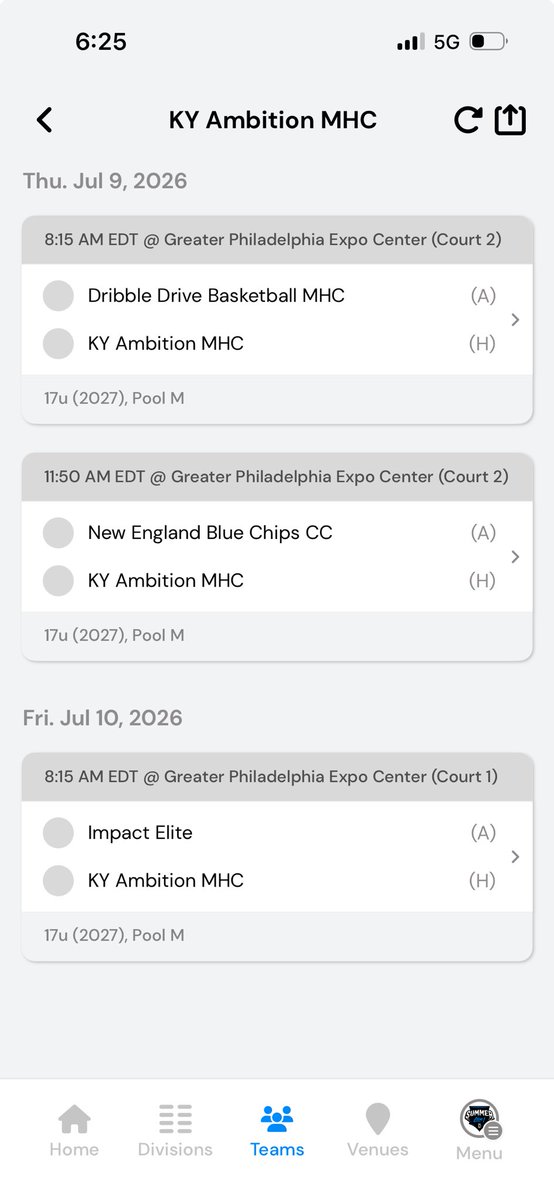 Landonswann08's tweet photo. Schedule this 9-12th with @2026Ambition in Philly at the oaks center can’t wait!!! https://t.co/mld3jFAK99