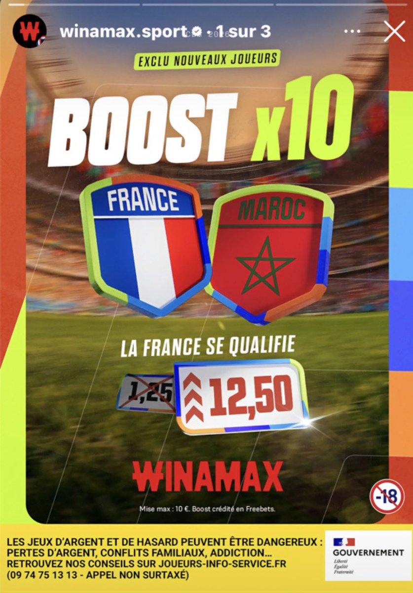 Razooxfn's tweet photo. @nothixrry @NEXENPRONOS 30€ Code de parrainage : RAZYIJ pour profiter de l’offre ( qualification de la France cote à 13)

https://t.co/u3P1NrmOBH https://t.co/7RmfytKR9w