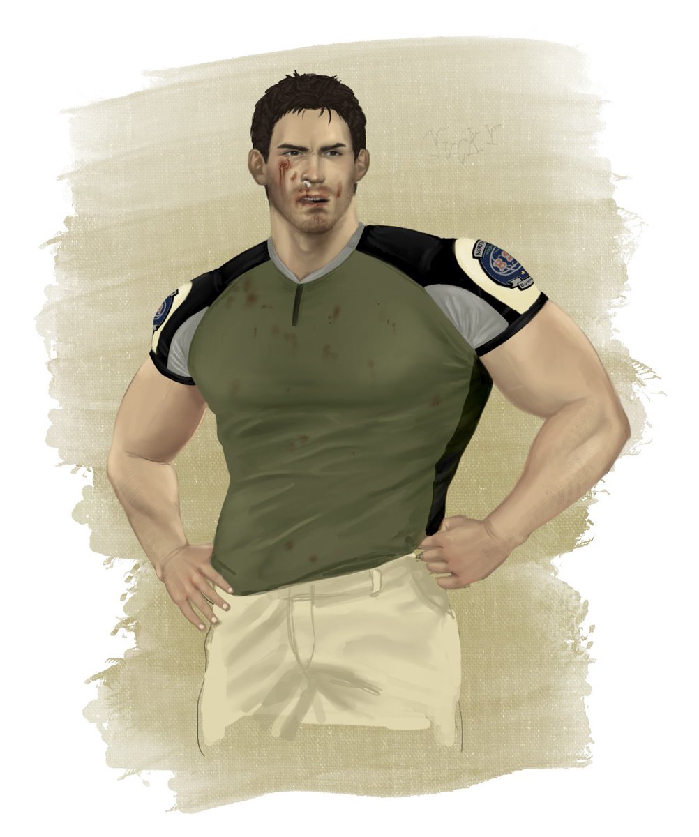 _yuckywater's tweet photo. #ChrisRedfield #ResidentEvilㅤ https://t.co/55XWPDkeRG