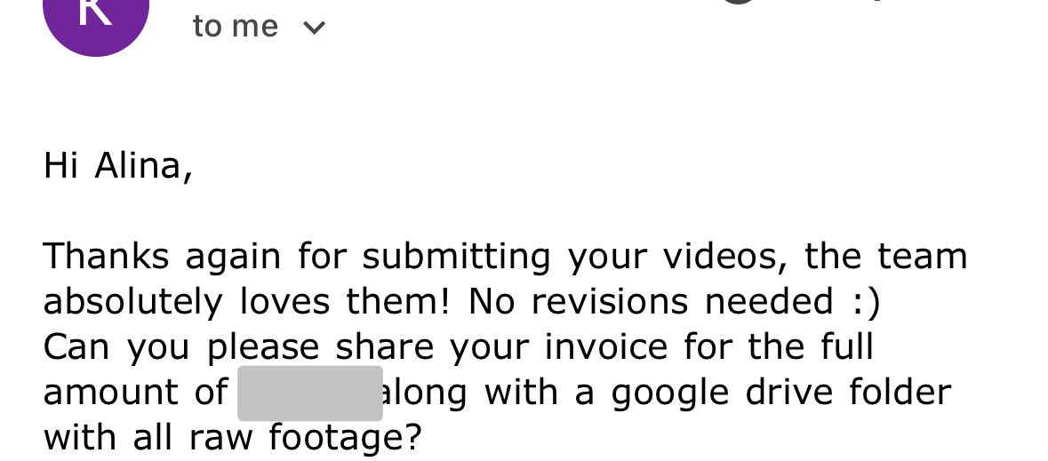 betterwithalina's tweet photo. The best email 🙌🏼🙌🏼 and the brand purchased raw footage and ad rights right away as well!
I’m sooo happy they loved it, and I must say this was one of my favorite collabs so far! We have a good god 🙏🏻❤️
#ugc #ugcreator #ugccommunity https://t.co/R2gH5eIliu