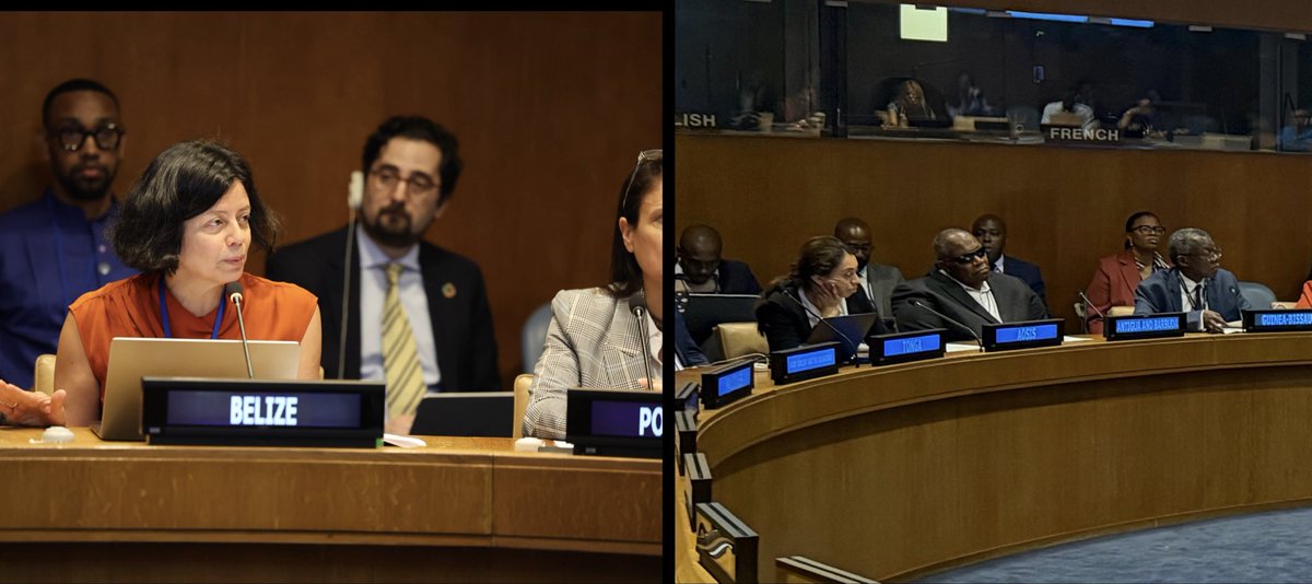 USGRabab_UN's tweet photo. I thank the Gvts of  🇬🇼🇵🇹 &amp; @AOSISChair for partnering with @UNOHRLLS at #HLPF2026 to discuss catalyzing investments+partnerships for #SIDS. The upcoming @SIDSGBN Forum &amp; Island Investment Forum-under SIDS #CoE, will be key to unlock support for #SIDS MSMEs as we deliver #ABAS. https://t.co/c0NHuxDM8t