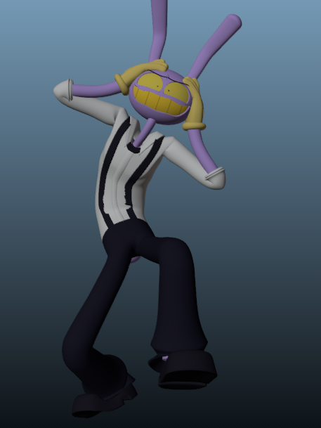 GlitchCable's tweet photo. I've added these four variants so far! (The bar Jax does have white hands, it's just not viewable in viewport mode, and the tie is hidden due to it being currently rigged) Time to add the last 3 variants of this guy https://t.co/V0W7WfDir9