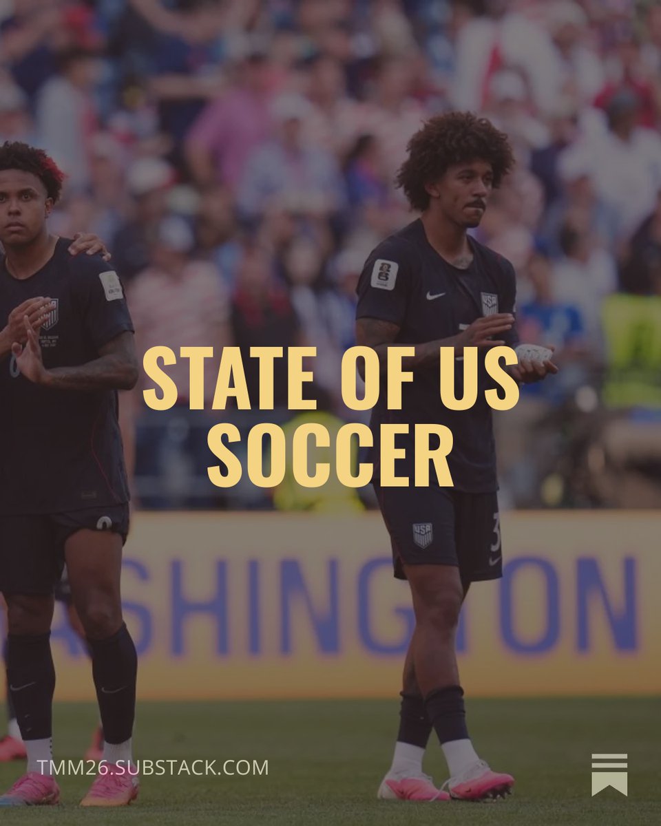 tosinmm_'s tweet photo. As someone with an intimate relationship with youth soccer in America, the hot takes about the state of affairs are jarring.

I wrote about how the loss to Belgium, youth soccer in America, how far America has come, and what is next.

https://t.co/lrJ1IaATbW https://t.co/peQqjk1KQq