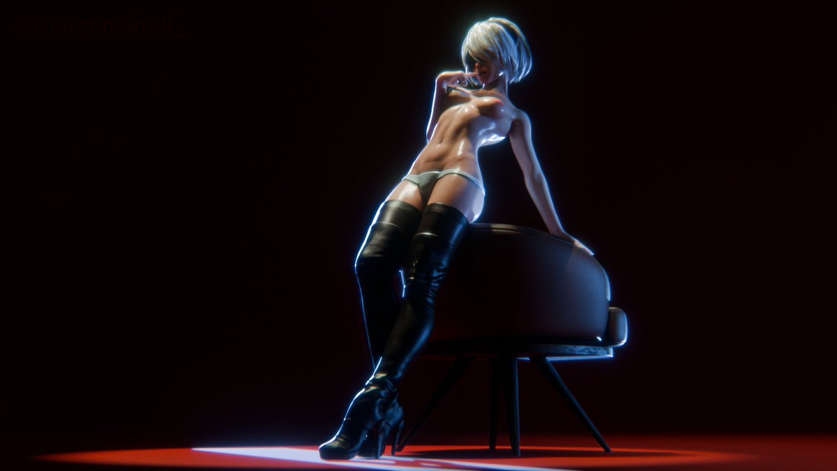 NaughtySnail_'s tweet photo. 2B photoshoot 😍😍
model by @Trunks_MS 

#2B #r34 #rule34 #blender https://t.co/yctJg2tilZ