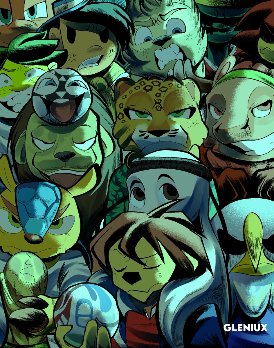 GleniuxArt's tweet photo. EL IMPERIO DE LAS MASCOTAS DEL MUNDIAL
#worldcup #mundialdefútbol2026 https://t.co/1YBYQLpZhV