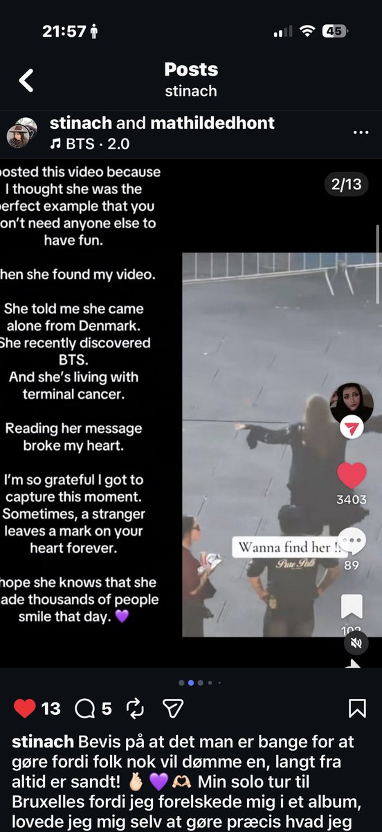 134340DUH's tweet photo. This woman genuinely made me smile so big! And now she also made me cry YAY https://t.co/SglZFLVrVU