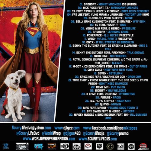 DJLGee420's tweet photo. *ANOTHER MIXTAPE* @SCURRYLIFEDJS &amp; @DJLGEE420 MOVIE MADNESS 156 SUPERGIRL https://t.co/yBfZ3XOMZG https://t.co/atRodsGcpb