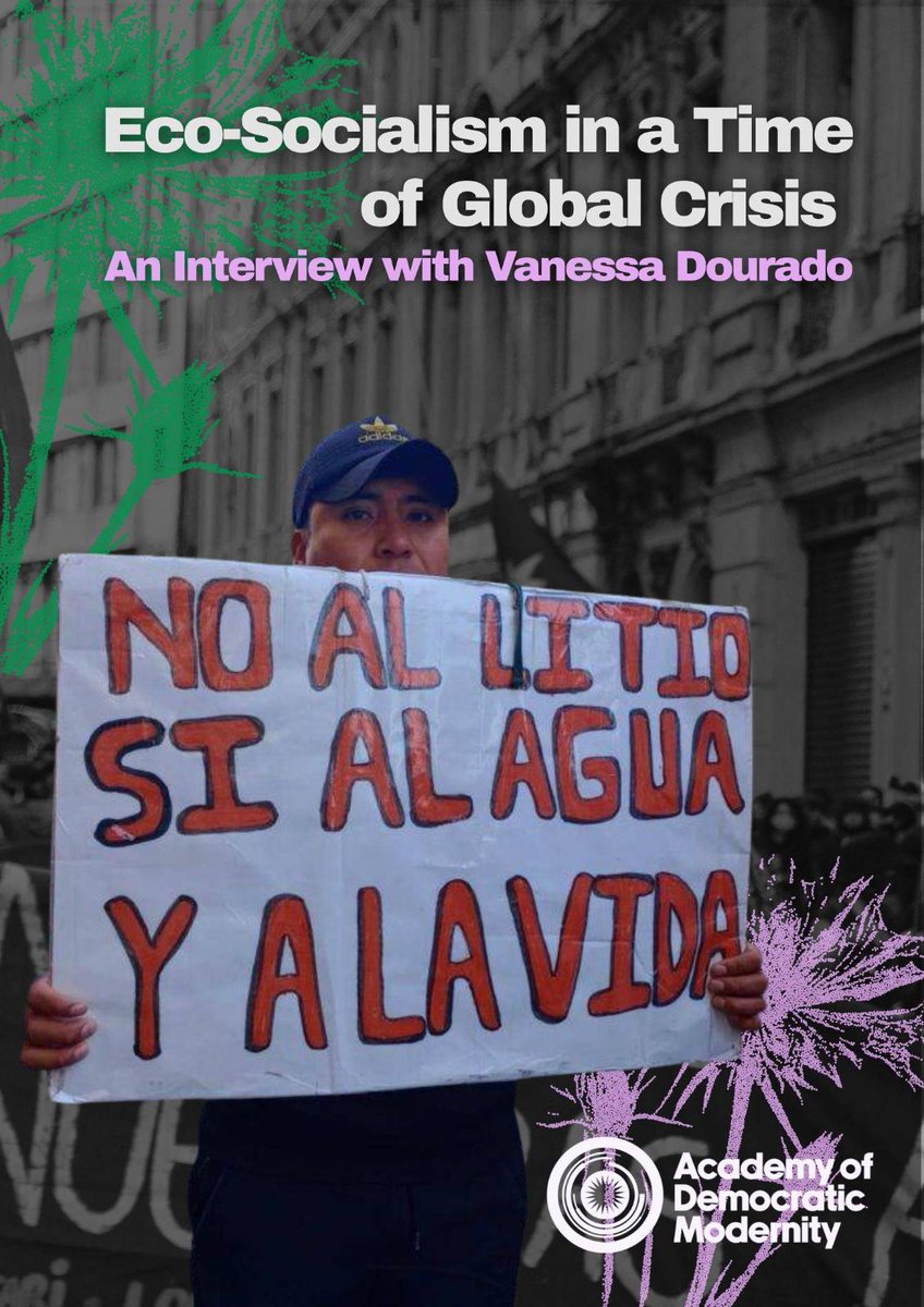 Democratic_Mode's tweet photo. 🌟 New interview on our website:

🌍 Eco-Socialism in a Time of Global Crisis - An Interview with Vanessa Dourado

Read the full interview at:
https://t.co/uVvBn3Pz7M https://t.co/h2vBdwFbxY