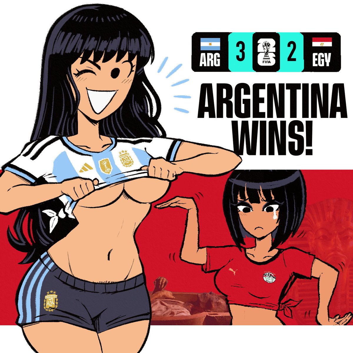 ATOMIKSAICO's tweet photo. 🇦🇷🇪🇬 https://t.co/xE7ykD1OwX