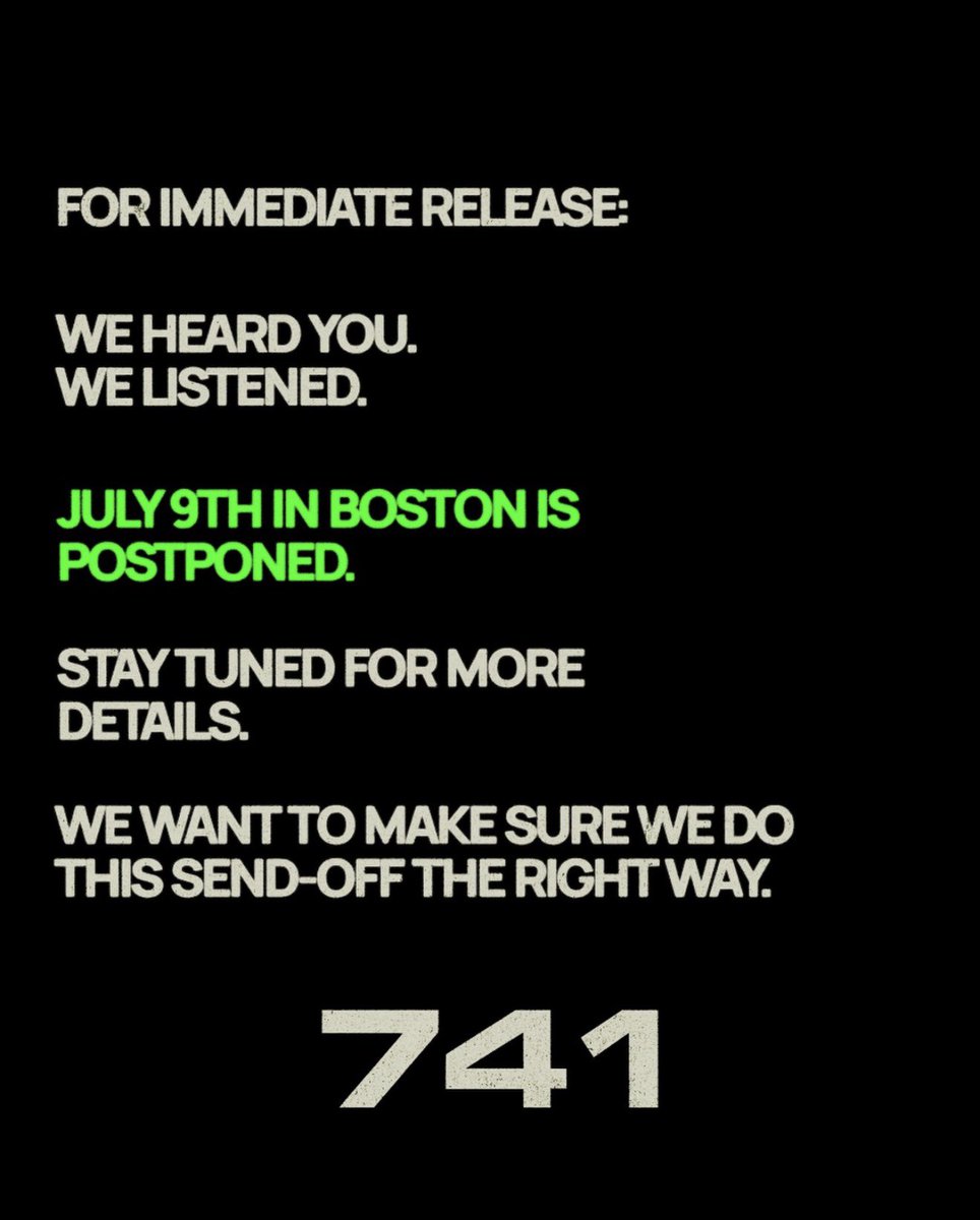 giomadeit's tweet photo. The 741 meet up has been postponed 

JB wants to do this the right way. https://t.co/kPIVKfQFhA