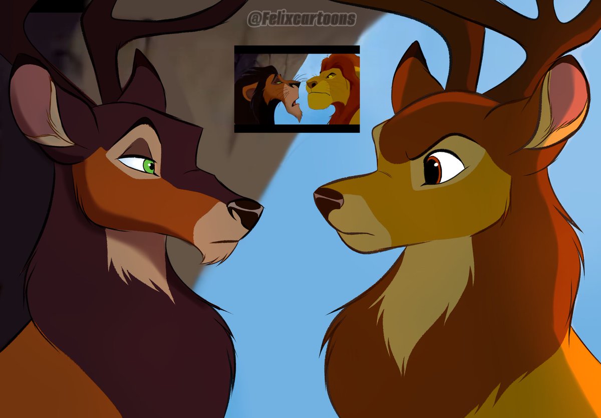 felixcartoons's tweet photo. More Bambi lion king redraws
.
#art #bambi https://t.co/LTWGueMers