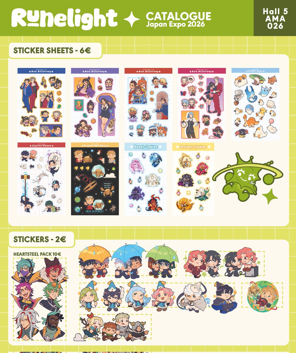 fool_rith's tweet photo. ✨️🇨🇵 JAPAN EXPO Paris Catalogue✨️
I will be at Japan Expo this weekend and here's the catalogue! Come by if you have a chance! ✨️

📍Hall 5 booth AMA026 https://t.co/OF3fFiwH9w