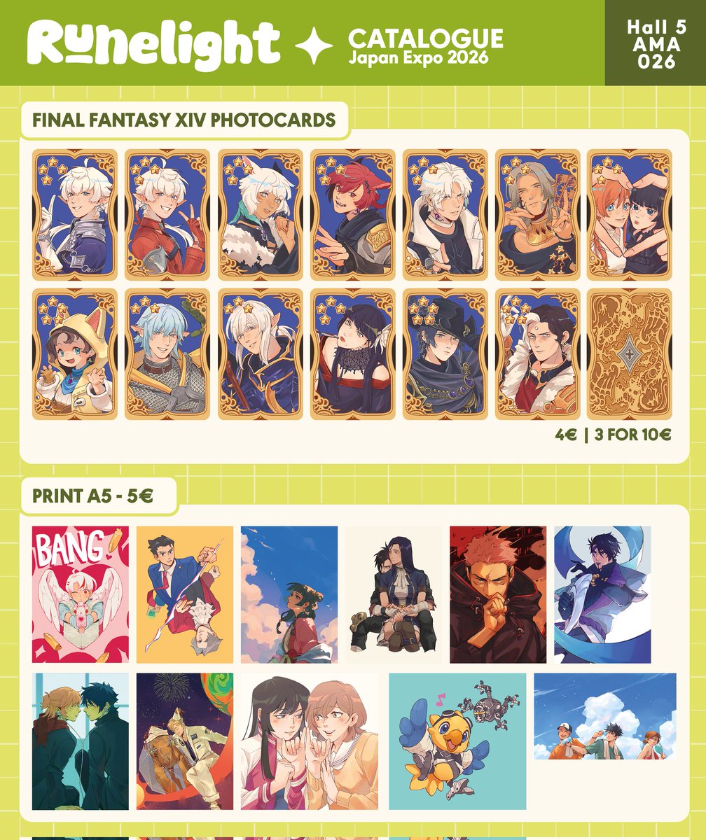 fool_rith's tweet photo. ✨️🇨🇵 JAPAN EXPO Paris Catalogue✨️
I will be at Japan Expo this weekend and here's the catalogue! Come by if you have a chance! ✨️

📍Hall 5 booth AMA026 https://t.co/OF3fFiwH9w