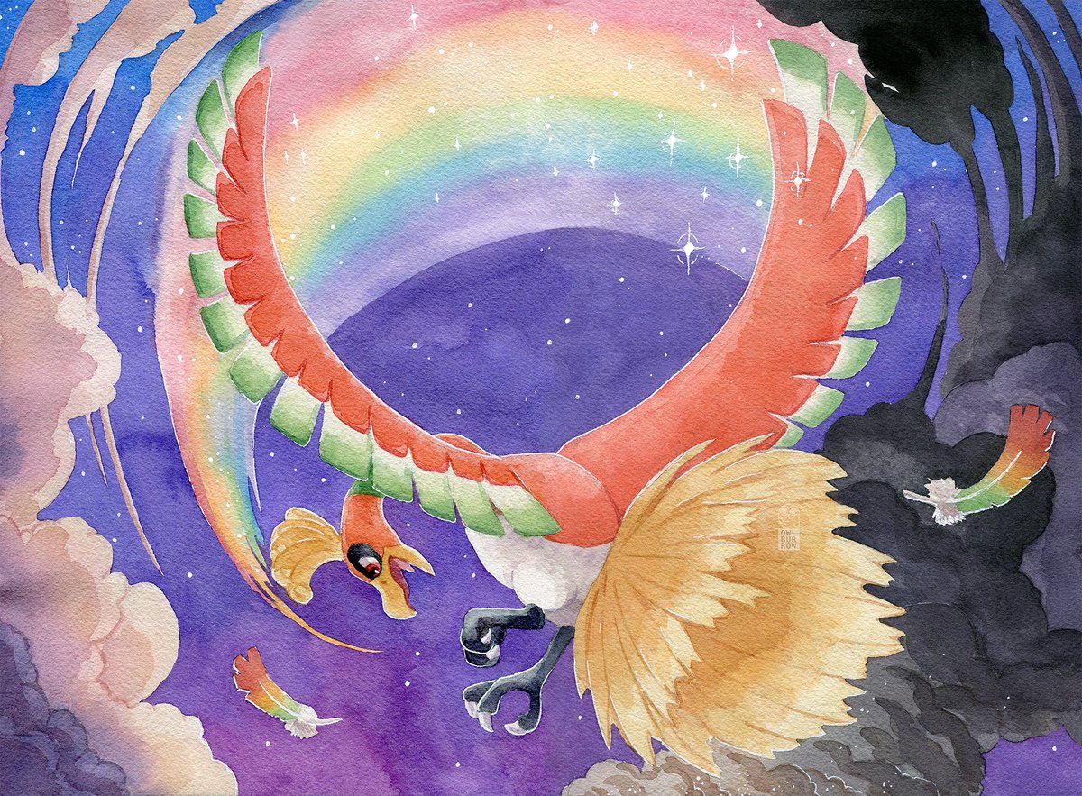 trulyavaporeon's tweet photo. Ho-oh 🌈 https://t.co/fnh3YdmxrR