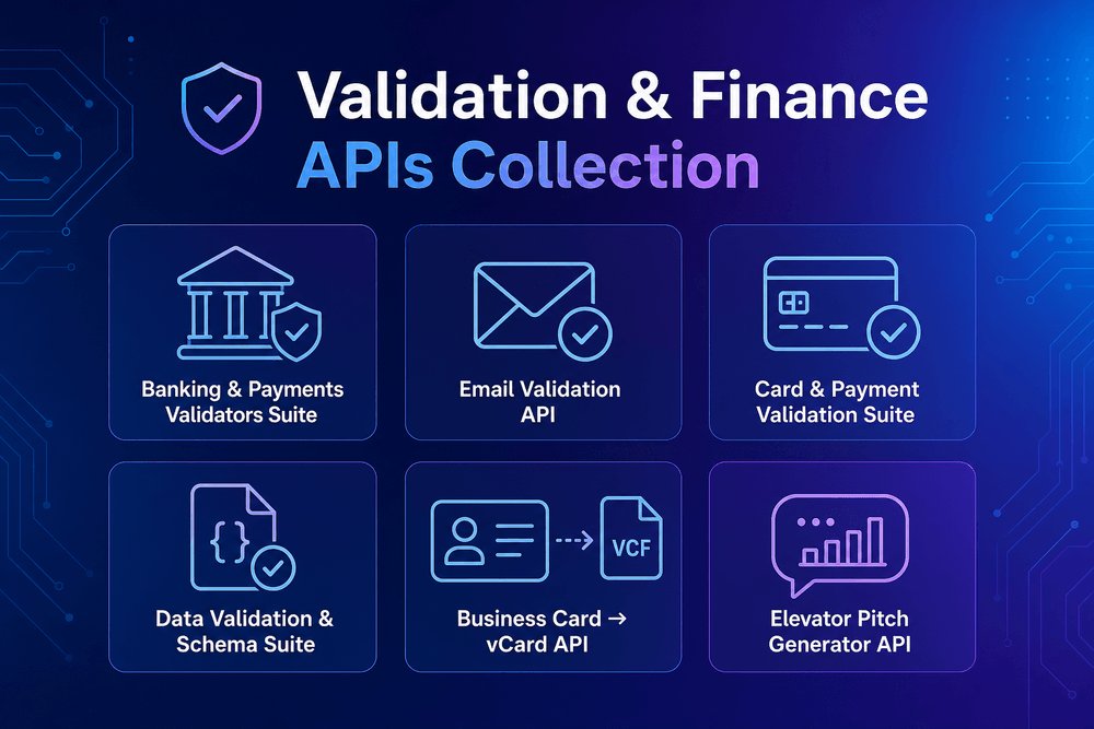 RobertAdam987_'s tweet photo. Errors in financial data can cripple your applications. Our Validation & Finance APIs on Microsoft Marketplace validate everything from payment identifiers to emails, ensuring accuracy. Boost your app's reliability now! #DataValidation #FinTech https://t.co/vbhcjqZGbW