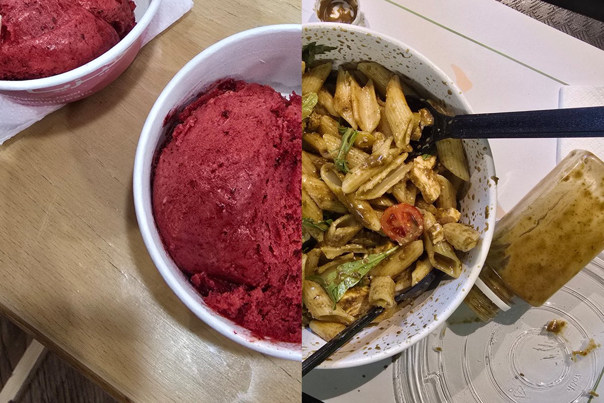 iamntsana's tweet photo. من و ستاره، بعد از گناه کبیره(خوردن بستنی و پاستا در رژیم). https://t.co/ELcNzDTwJy