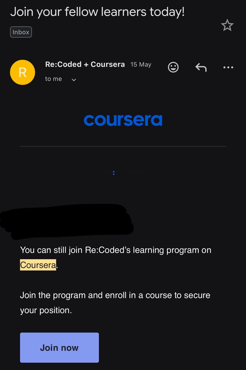si7inx's tweet photo. @vcryesh2 @J_o_u_d_ في موقع يعطيك الكورس مجاني كل بداية شهر يفتح التسجيل
اسمه RE:Coded https://t.co/2LAGaBNmTO