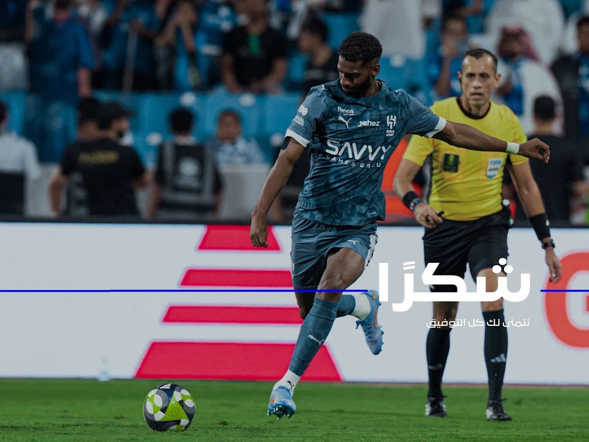mwdly32's tweet photo. الهلال يشكر "رديف" 📄

قدّمت إدارة شركة نادي الهلال برئاسة صاحب السمو الأمير نواف بن سعد، شكرها وتقديرها للاعب "عبدالله رديف" على ما بذله من جهود طوال فترة تمثيله لنادي الهلال؛ وذلك بعد اتفاقها مع اللاعب على عدم تجديد عقده بعد انتهاء مدته. https://t.co/SMpOmhPsj2