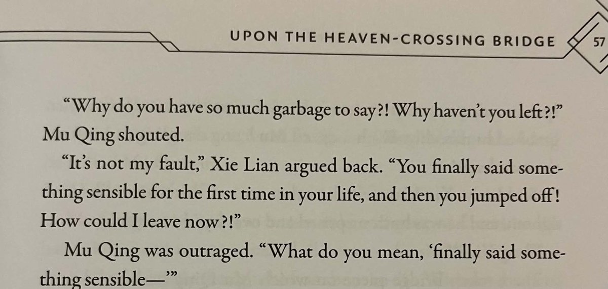whitecladferret's tweet photo. Xie Lian the comedian https://t.co/0mIEjGfYUV