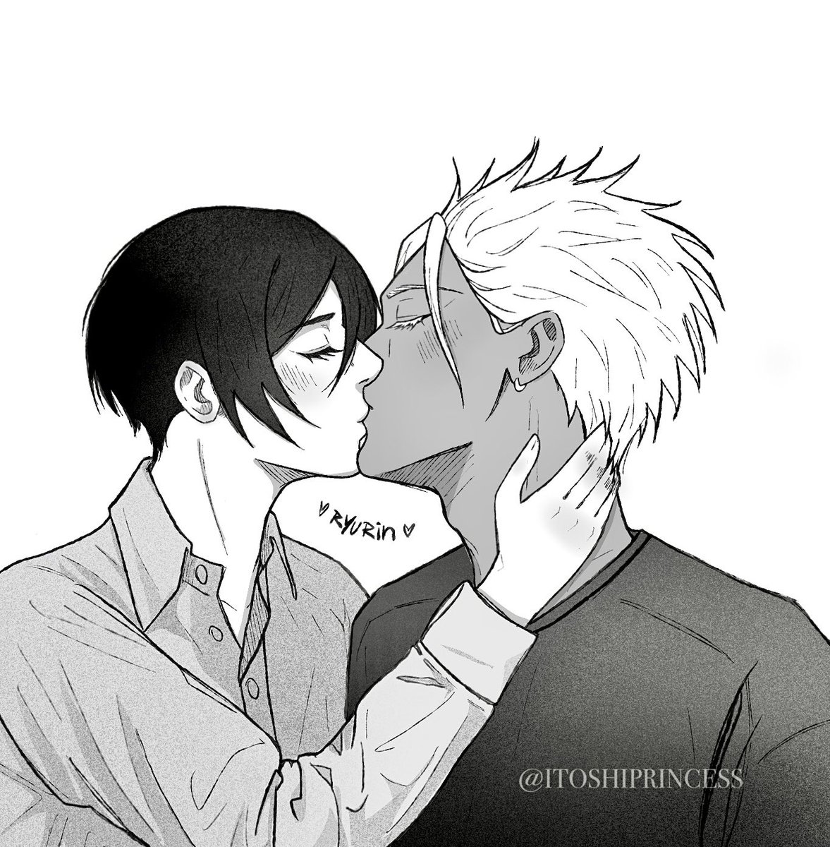 itoshiprincess's tweet photo. birthday kiss #ryurin #sdrn <3 https://t.co/DxLuj7eRPv