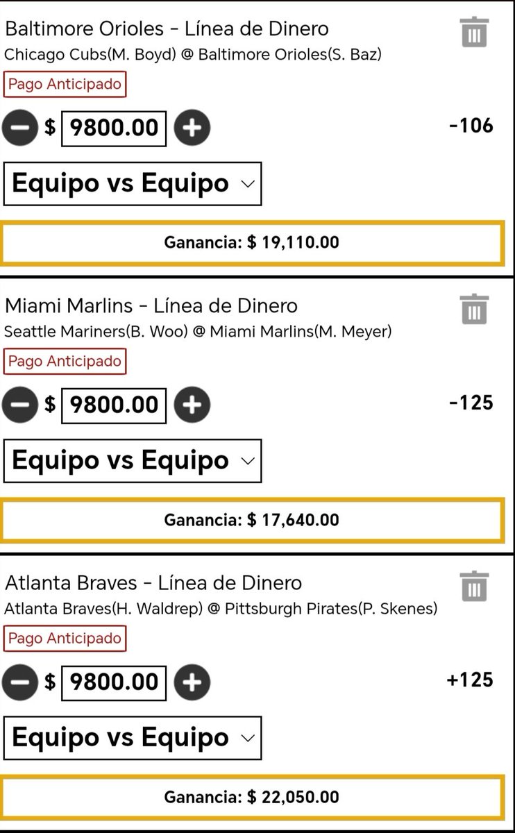 TOYOGUAJARDO's tweet photo. Choose one AND win. All this win today. @DKSports @FDSportsbook @calientesports @CodereMX @BetssonSport @Betano_arg @betwarrior https://t.co/yO0wyrkPEk