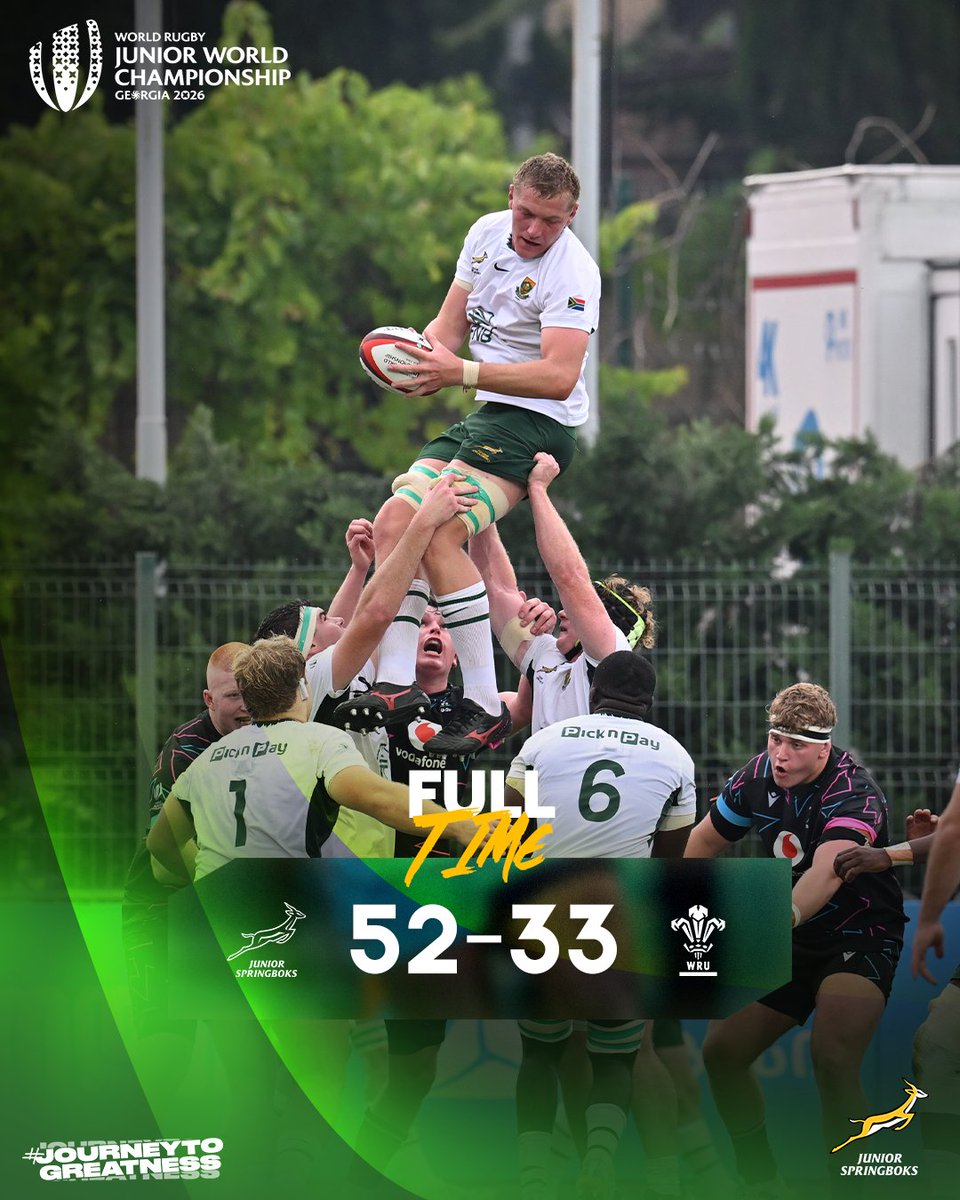 mavista83's tweet photo. Well played junior boks https://t.co/RsjXCULQpH