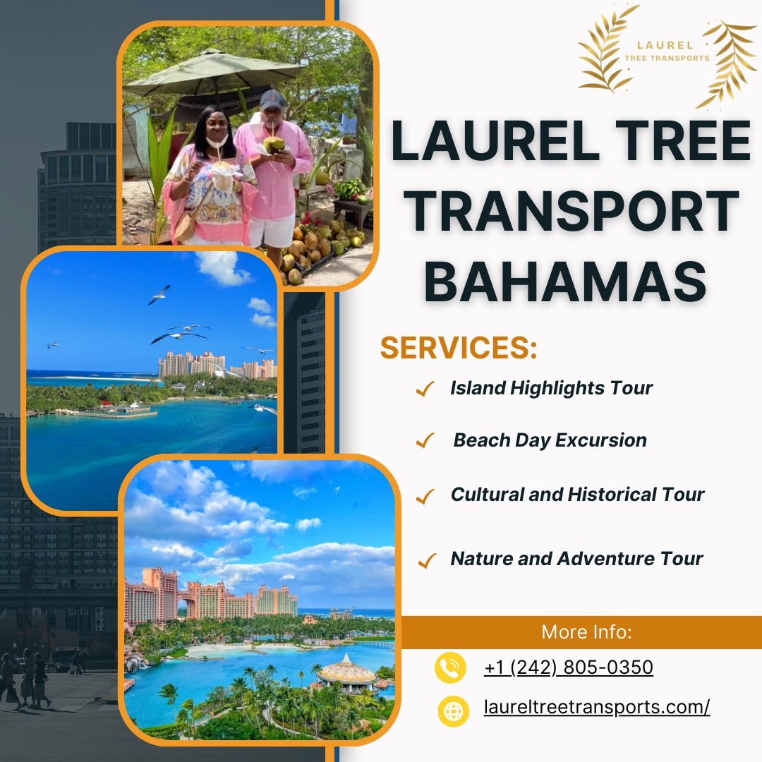 laureltree12's tweet photo. Laurel Tree Transport makes your Bahamas journey easier with comfortable transfers, professional drivers, and on-time service. Book Now to ride stress-free!

Contact Us:
Phone: +1 (242) 805‑0350
Email: daphnie-joseph@live.com

#LuxuryTransport #TransportationService #TravelSafe https://t.co/HIi26MK5wz