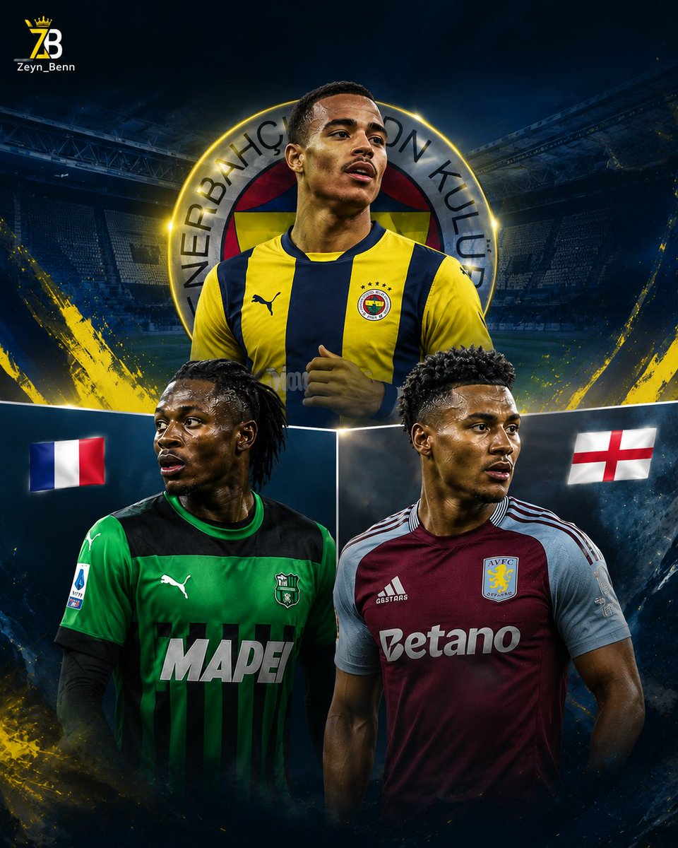 Zeyn_Menn's tweet photo. Bence sağ kanat işi Mason Greenwood ile tamam.

Şimdi gözler diğer iki hamlede...

🇫🇷 Armand Laurienté
🏴 Ollie Watkins

Sizce Fenerbahçe bu iki transferden hangisini bitirebilir? https://t.co/7kUiKxJZCU