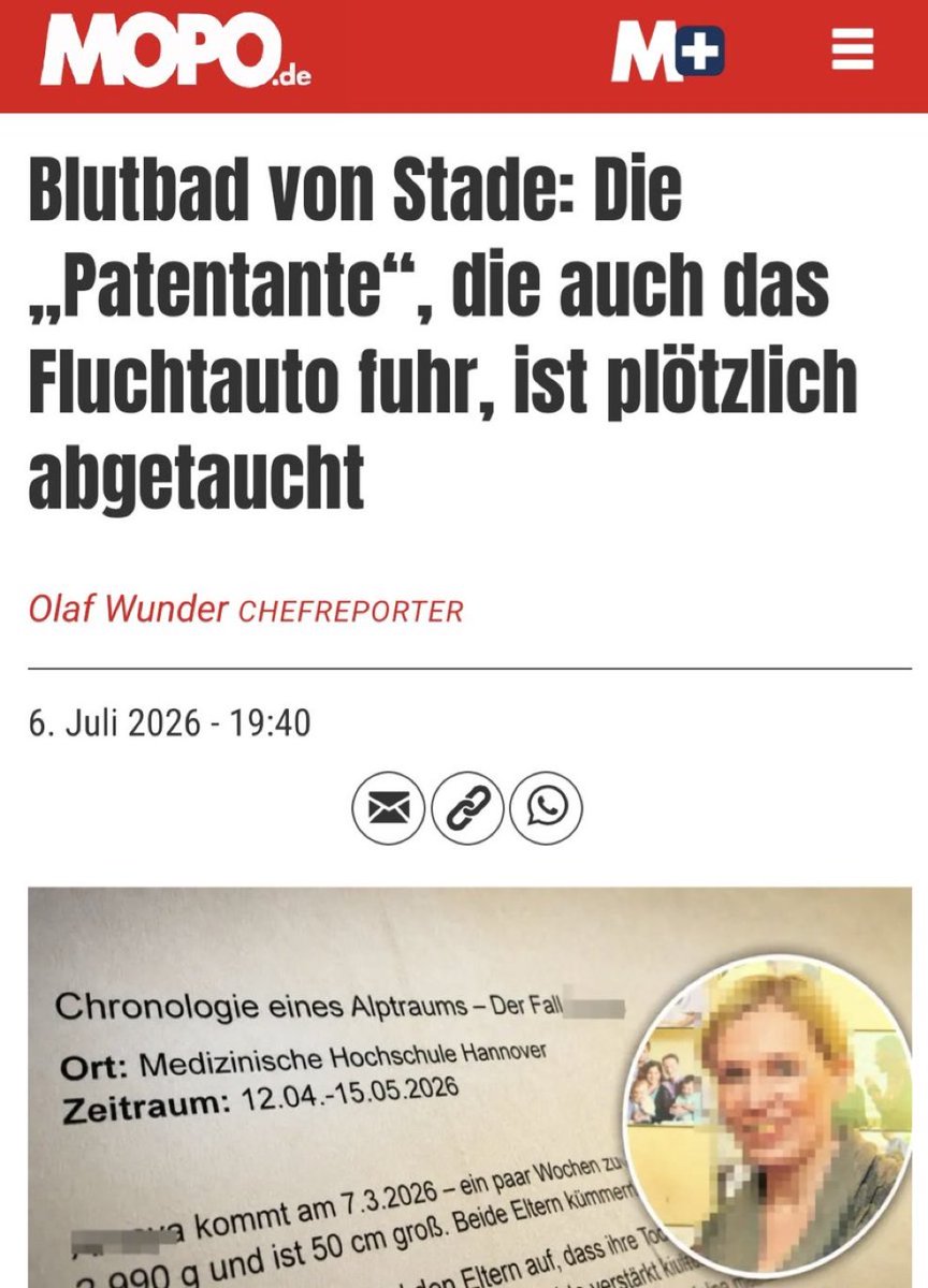 Gert_Woellmann's tweet photo. Die Fluchttante, die das Fluchtauto fuhr, bei der lt. Gericht keine Fluchtgefahr bestand, ist auf der Flucht? Mensch. https://t.co/Lb0ArAPSKK