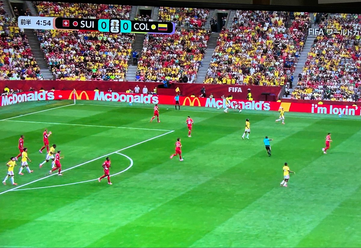 FC_FUSSA's tweet photo. 【 W杯2026🏆 】
-Round 16-
"🇨🇭×🇨🇴"
Liveにて、先ほどキックオフ。 https://t.co/RIi74nmsDN