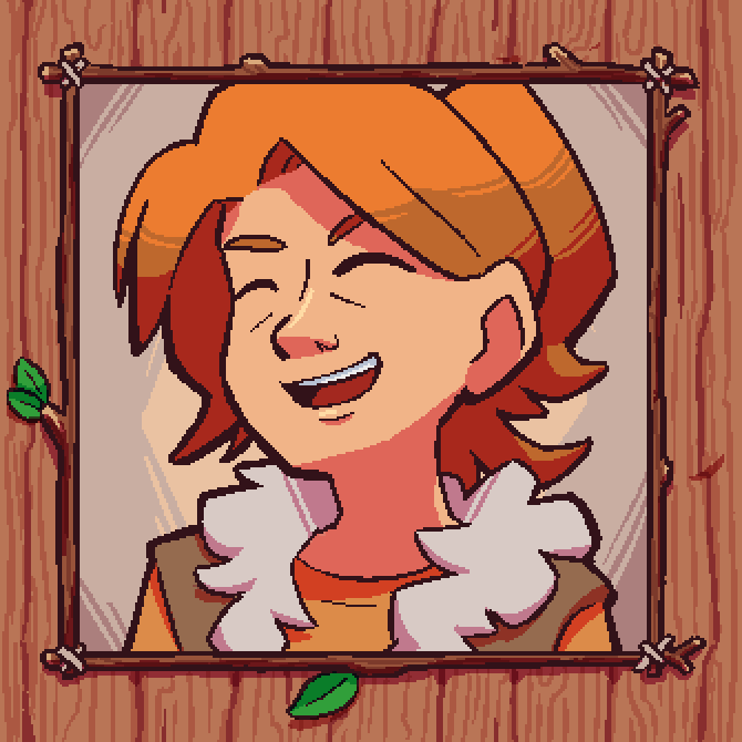duruznik's tweet photo. And now for the hottest (and only) carpenter in the valley, Robin!

#stardewvalley https://t.co/4VTYLUxGW1