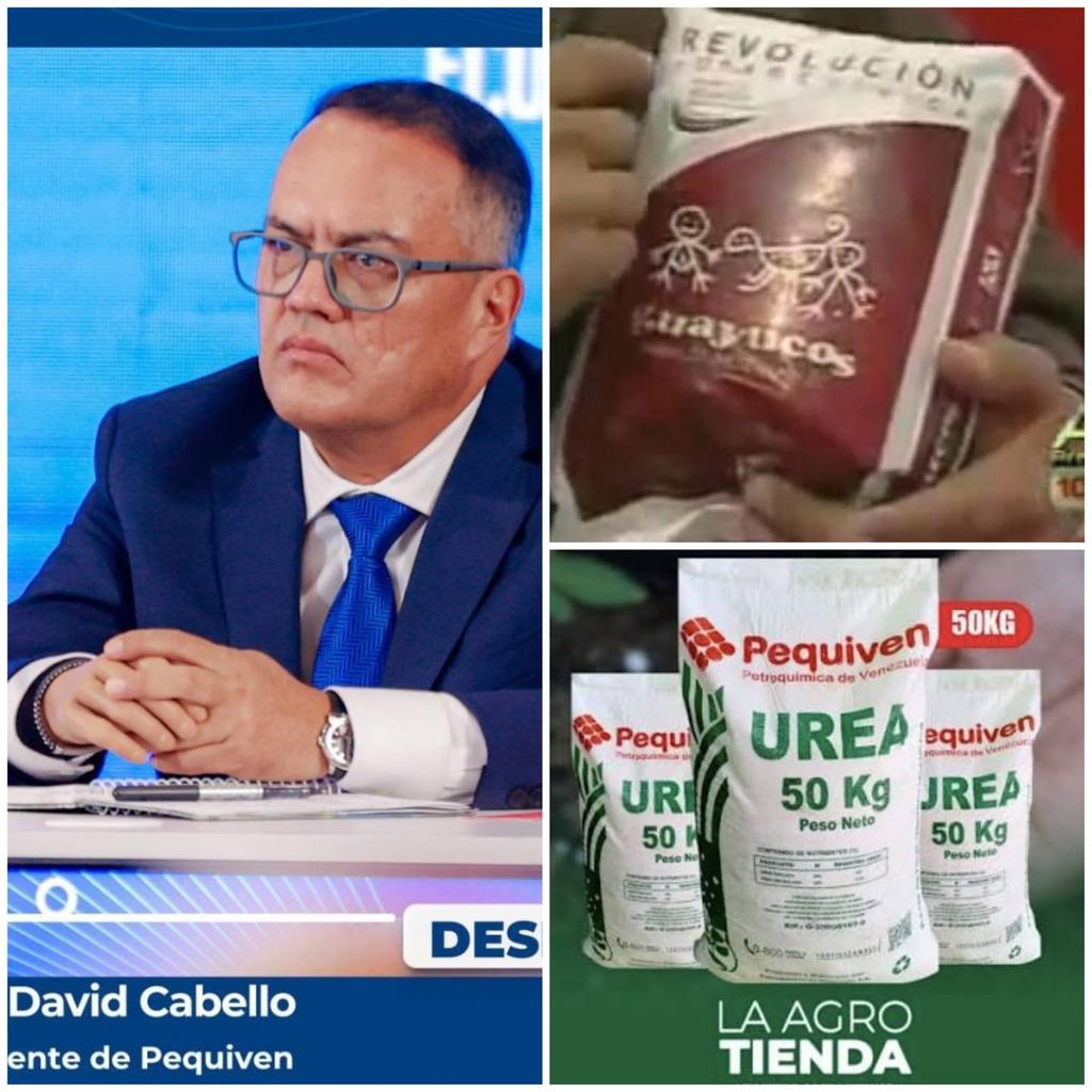 maibortpetit's tweet photo. José David Cabello fue designado en Pequiven. Ahora tendrá la tarea de supervisar la producción de los pañales “Guayuco” que prometió Chávez y, junto a Vladimir Padrino López, vigilar cómo se distribuye la urea en el país. https://t.co/PQSSDoaNXz