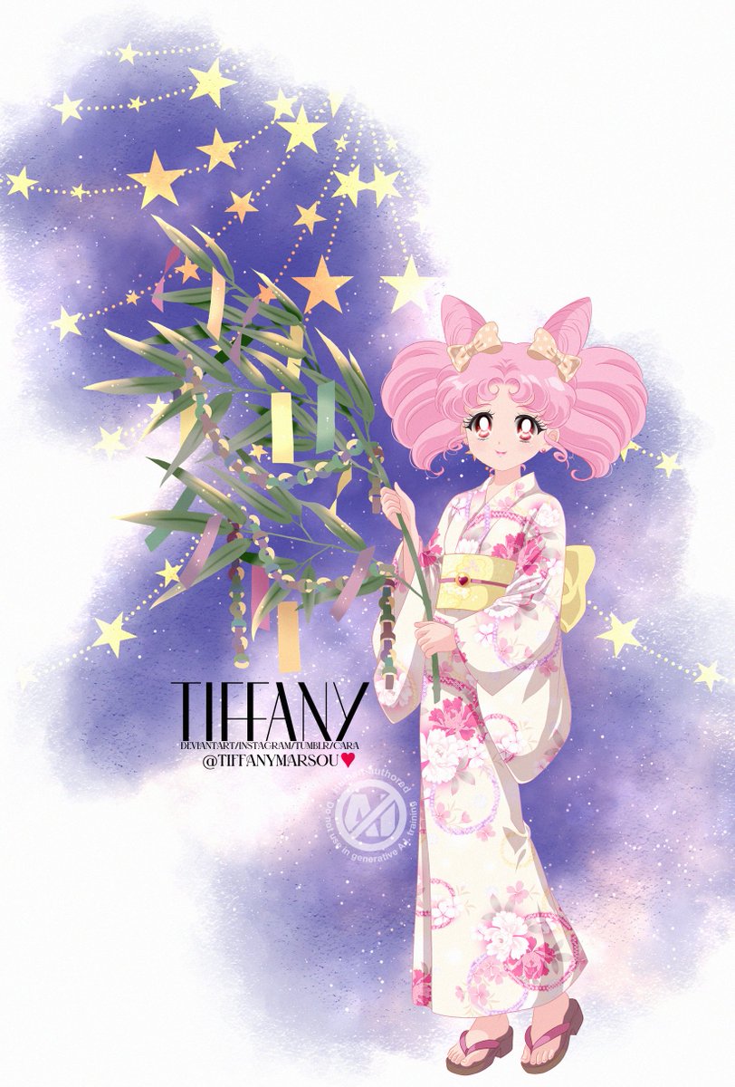 tiffanymarsou's tweet photo. Today is the Tanabata  Festival (Double Seventh Festival,Star Festival)  in Japan🎋

Always loved this celebration,sounds so dreamy&amp;romantic ✨🎋

What wish would be on your tanzaku? ^^
#tanabata
#starfestival
#sailormoon https://t.co/eEEeS6bnTn