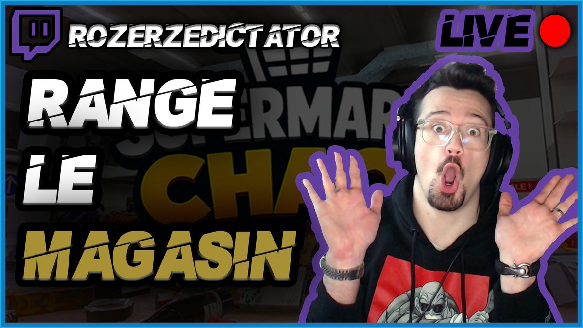 DrRoZeR's tweet photo. Découverte de SuperMarket Chaos !  🛒🛒

#StreamFR #Twitchfr #YoutubeGaming https://t.co/MNUx2ln2V1