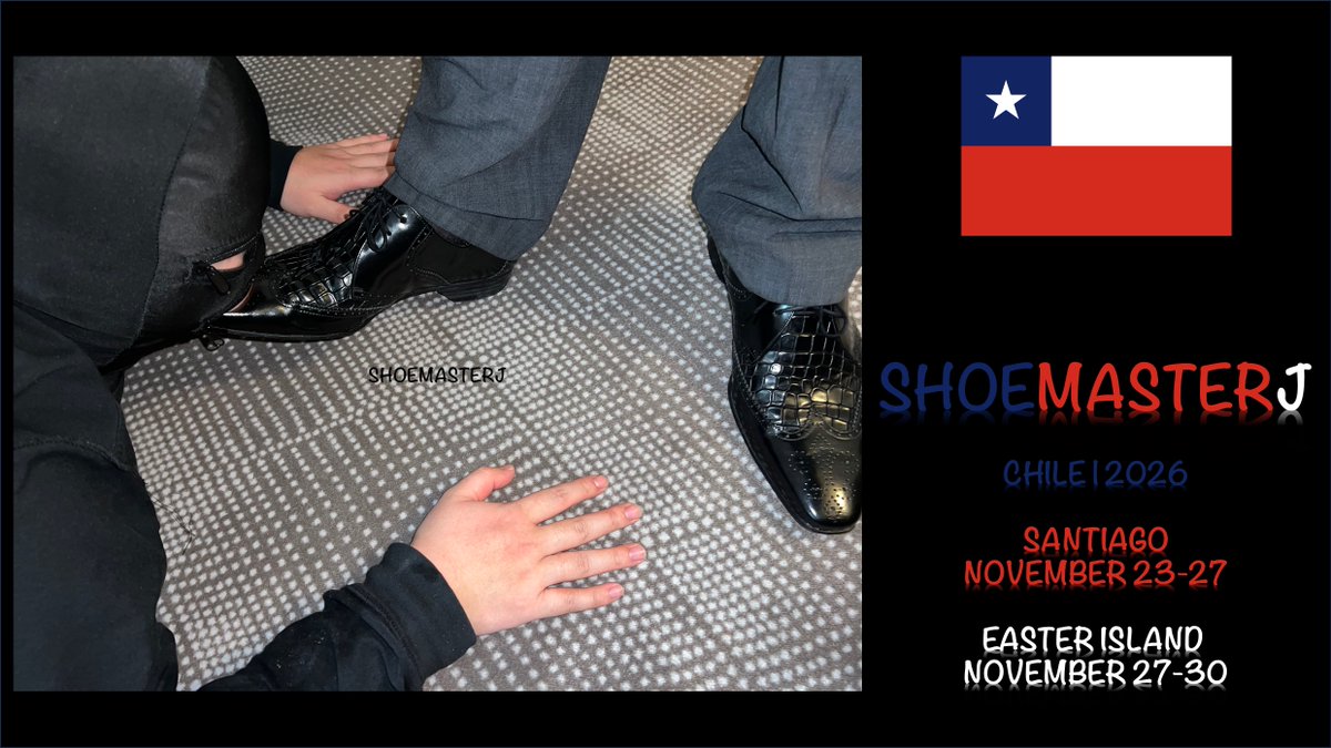 ShoeMasterJ1's tweet photo. With my trip / tour of Brazil now over it's time to look forward to my next travel plans. I will doing a short tour of Chile in November this year. 

Open to Colabs...

🎥🇨🇱👞🔥🗓📧 https://t.co/QhG2RsypmG