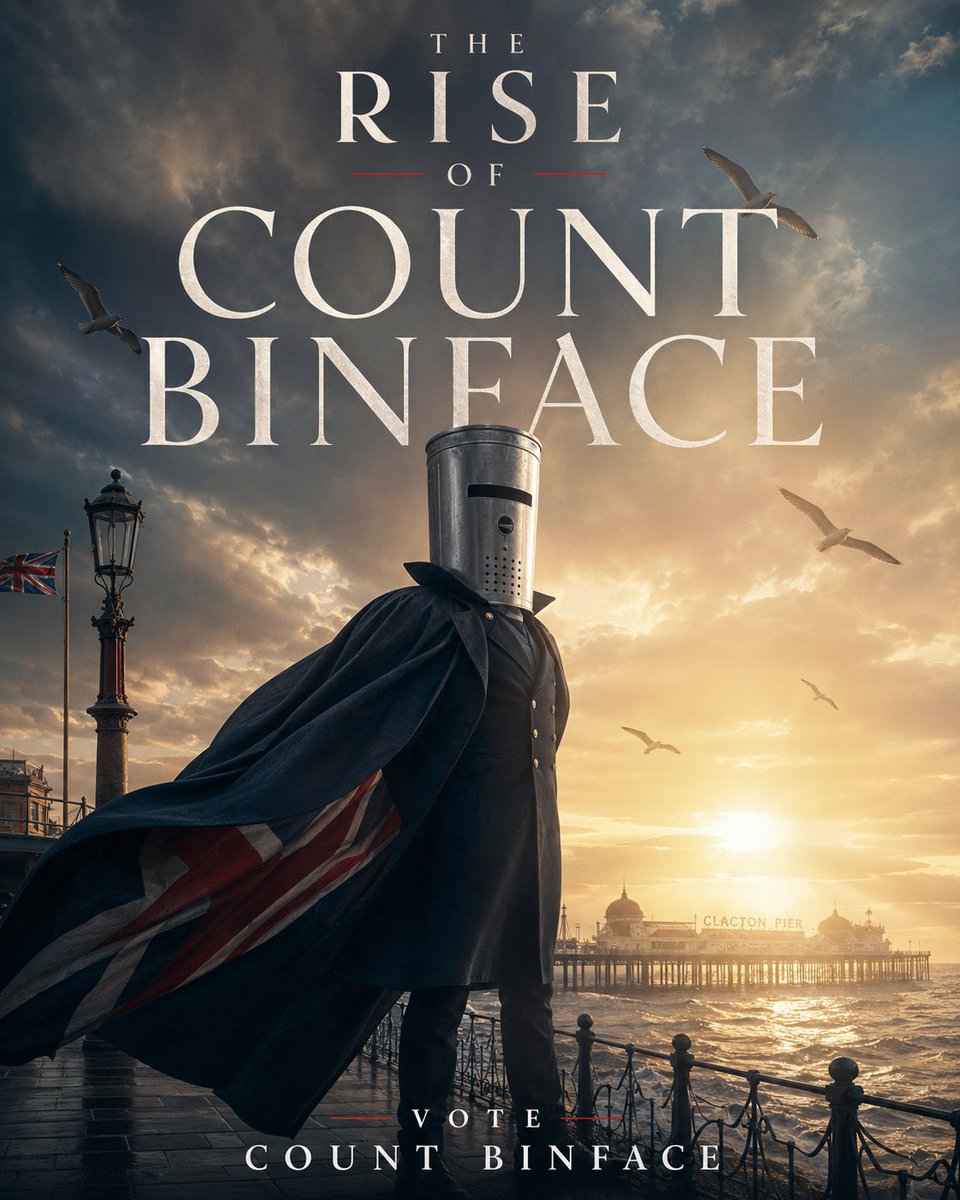 ianrileyENG's tweet photo. @CountBinface A true patriot steps up - the ONLY serious, non crypto funded, 
non- xenophobic &amp; antiestablishment candidate in this vital election.
Make your vote Count in Clacton! https://t.co/LAGk3xnLaI