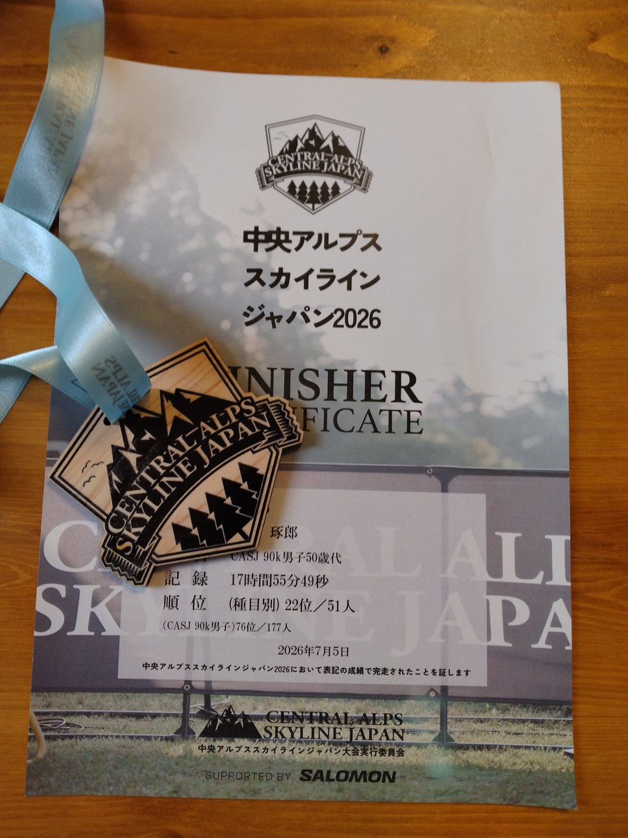 taqrow076's tweet photo. 1年半ぶりのトレイルレースは
中央アルプススカイラインジャパン90k
夜中は幻覚が大暴走
倒木が涅槃像
石ころが麻雀パイ
笹の葉がアヒル
岩が人面熊
。。。エトセトラ
と、18時間の長旅でした。
いろんな事が初体験夏物語で楽しかった。

あと、38㌔は豪華出場者でキラキラしてました。。。 https://t.co/5Y5ayR3iDu