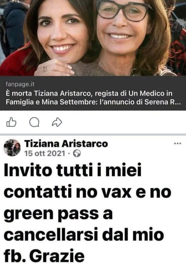 ChanceGardi's tweet photo. Addio a Tiziana Aristarco. Morta a 66 anni la regista di "Mina Settembre", "Un medico in famiglia", e "Provaci ancora Prof!" Non ancora indicata la causa del decesso. https://t.co/nx3vhn9few