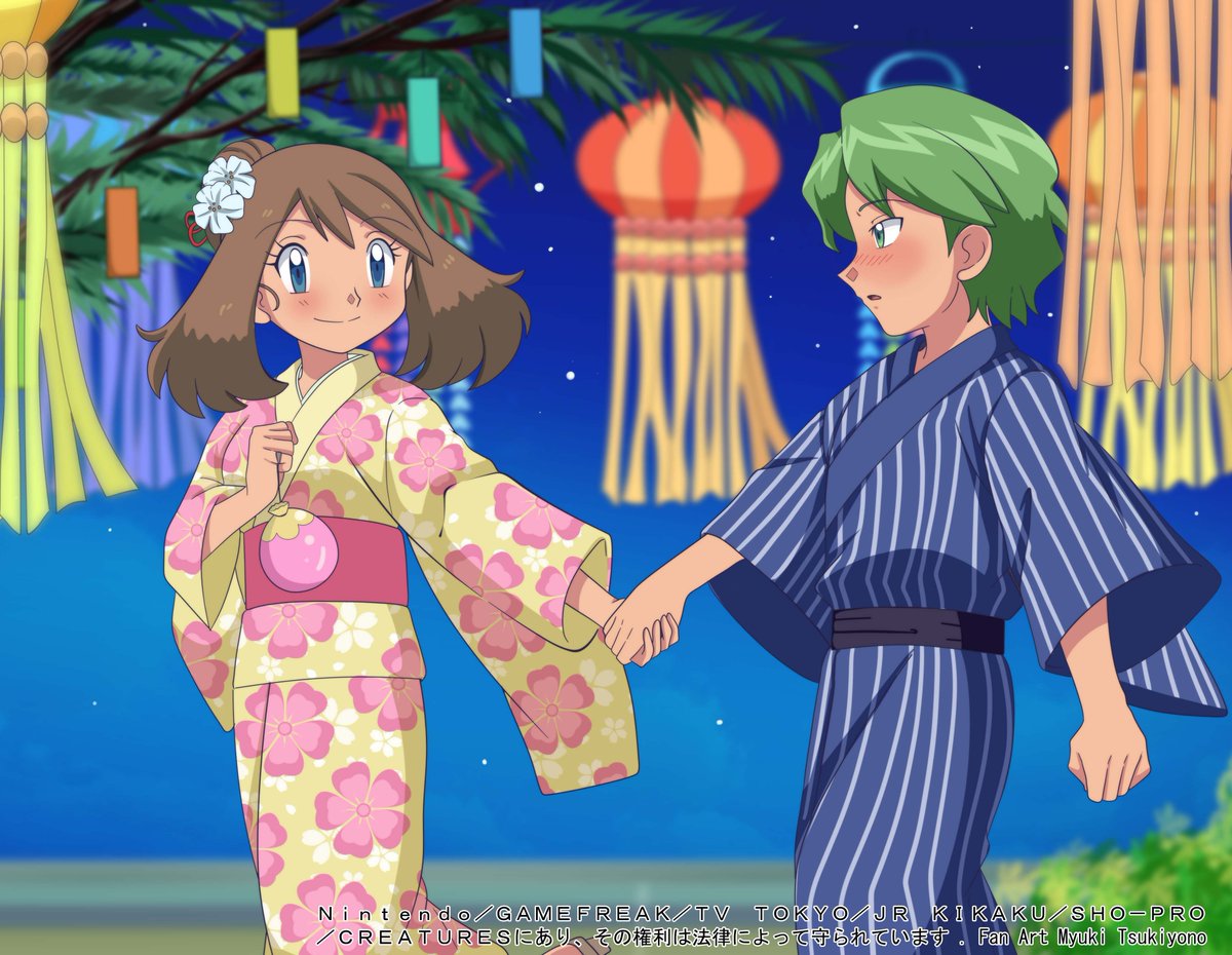 KomisawaS's tweet photo. CSW day2 is july 7 Star Festival x3 so take this 

I love chibis QuQ ❤️❤️

Sorry for mistakes  

#pokemon #pokemon #contestshipping #shuharu #シュウハル #たなばた https://t.co/9xlbbPQejf