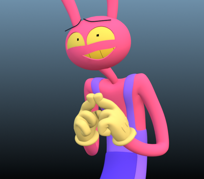 GlitchCable's tweet photo. I've added these four variants so far! (The bar Jax does have white hands, it's just not viewable in viewport mode, and the tie is hidden due to it being currently rigged) Time to add the last 3 variants of this guy https://t.co/V0W7WfDir9