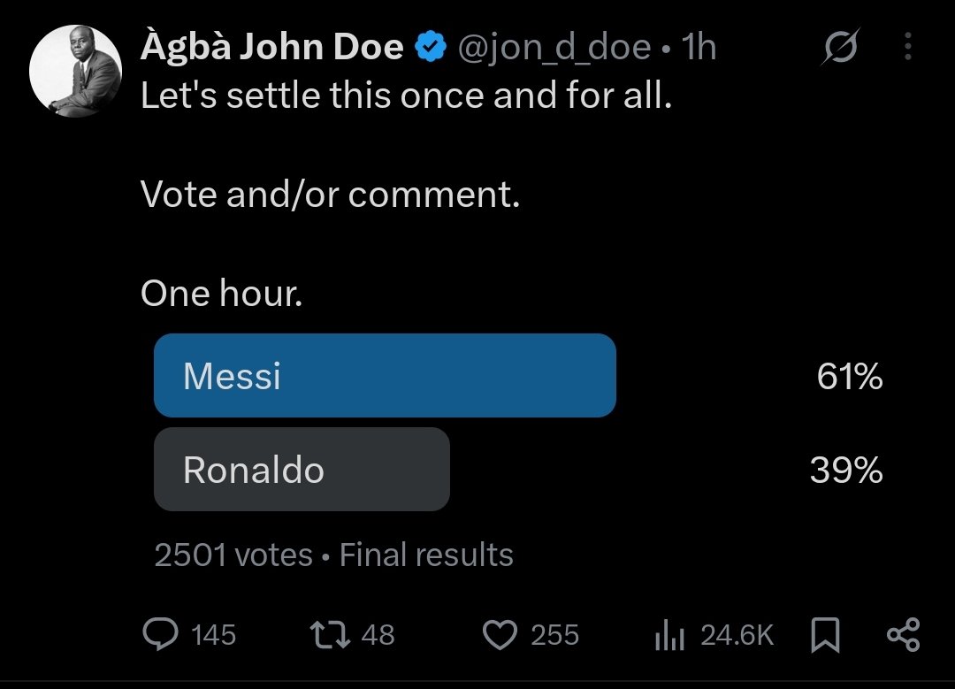Àgbà John Doe tweet media