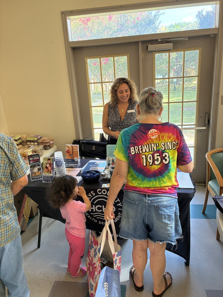 HaysCoHealth's tweet photo. This morning, our Community Outreach Specialists connected with residents at the Sunrise Village Resource Fair!💙

We shared resources about Behavioral Health 360, indigent healthcare services, and gave out free Narcan.

Behavioral Health 360: https://t.co/T4CR9K4veA https://t.co/Bo1YIplwoY