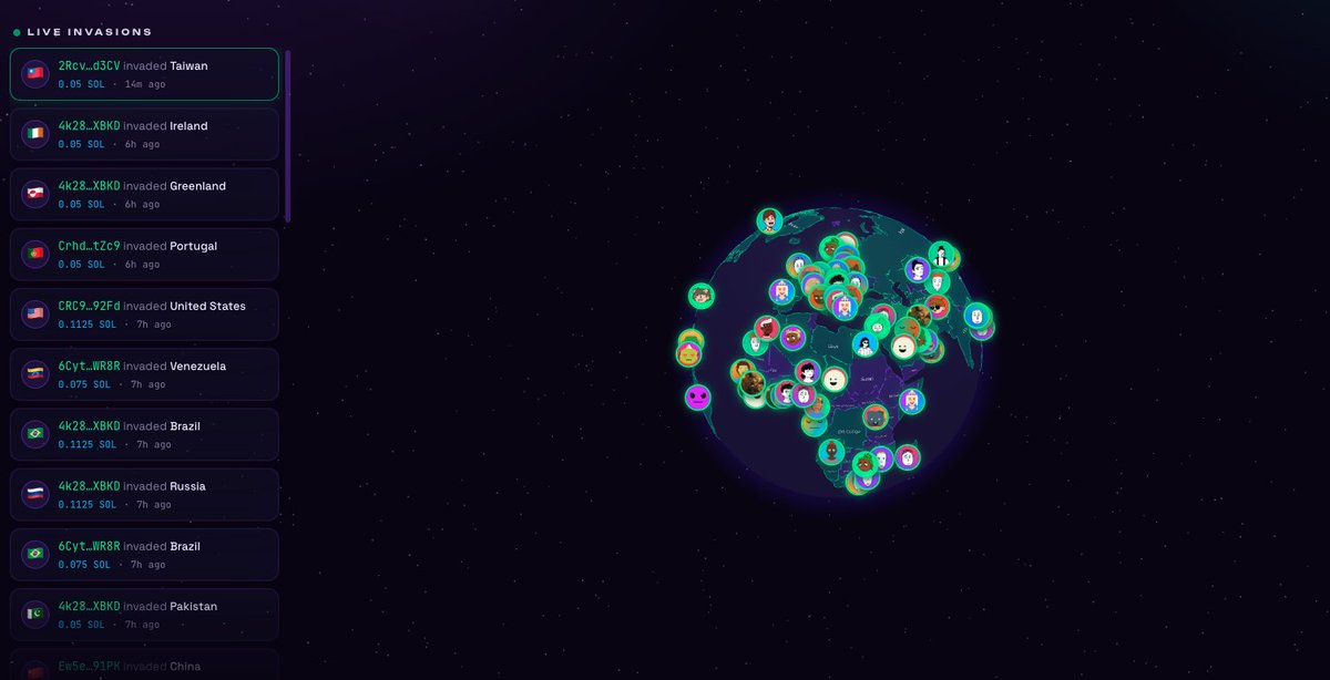 theworldofsolan's tweet photo. 141 invasions so far. Who is next?
https://t.co/aWn2gZsrFI

CA: E9ALGvGNnNLA7SqEhSigwuZJ7M17sQfbvXdzdrLipump https://t.co/A97q86ORak