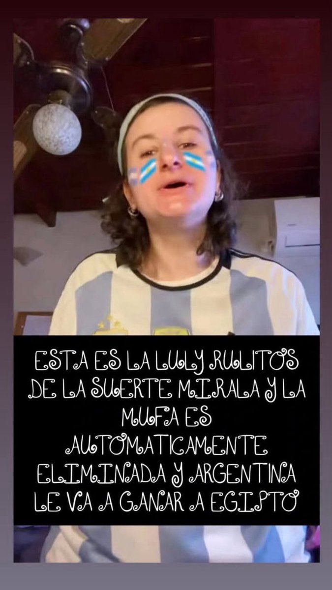 lulyytaaaaaa's tweet photo. Fui la cabalaaaa 👏👏👏👏🇦🇷🇦🇷🇦🇷 https://t.co/pTFOQyI4ZL