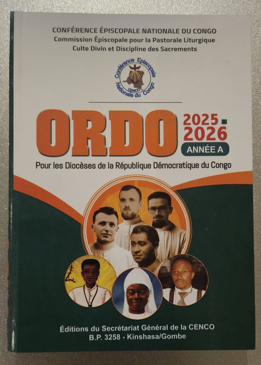 juvenalmunubo's tweet photo. Béatification de #Floribert Bwana Chui Bin Kositi, Martyr de l'honnêteté et de l'intégrité morale :
Comme mesures d'exécution par la #CENCO, demain 8 juillet 2026 sera la célébration de sa mémoire dans les différents diocèses de la #RDC notamment à la Paroisse Sainte Anne de la Gombe à #Kinshasa 
Son effigie apparaît pour la 1ère fois dans le calendrier liturgique (Ordo ) 2025 -2026, Année A. 
En union de prières 🙏.