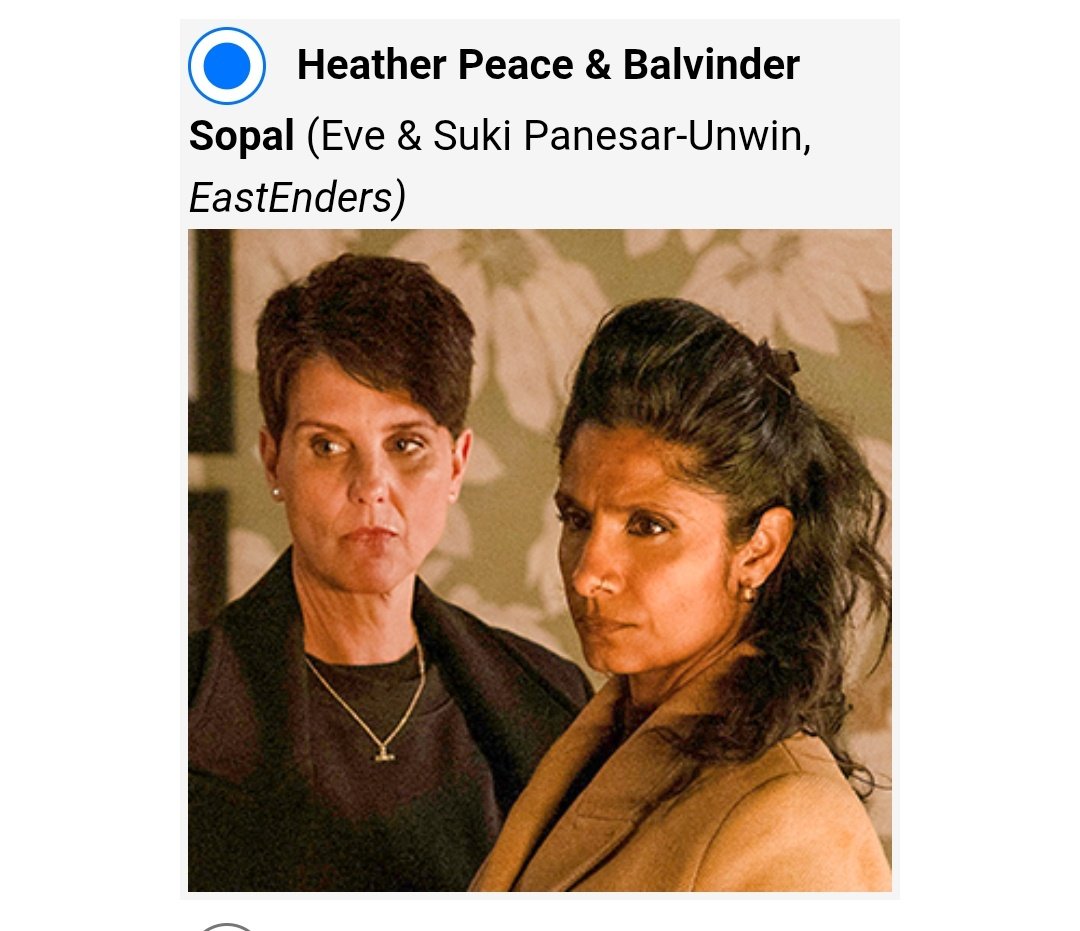 _Lian_1234's tweet photo. INSIDE SOAP AWARDS 2026:
Voted in all categories for: @bbceastenders 👏🏻🌟❤️
Especially for Best Partnership: Suki and Eve #sukeve
For Balvinder Sopal and @heatherpeace 👏🏻🌟❤️
And Soap Superstar 2026: 
Heather Peace 👏🏻🌟❤️
Fingers crossed. 🤞🏻 
Pure inspiration. 
Lots of love. ❤️🌈 https://t.co/8DkhcC4p0G