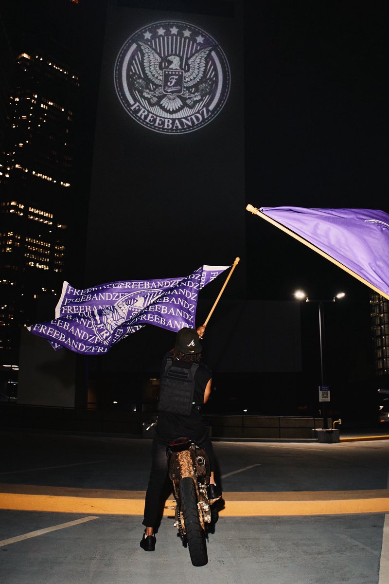 HipHopAllDay's tweet photo. Future lit up Atlanta with holograms of the FREEBANDZ logo projected across the cities most iconic landmarks 🦅

They will remain every night until his new album 'The Real Me' drops this Friday. https://t.co/y7jUmv9juI