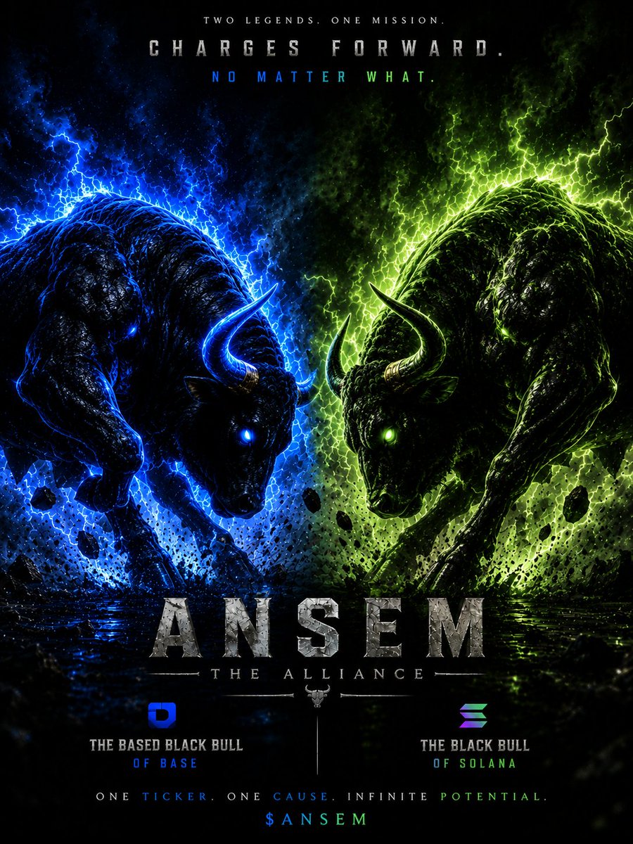 BlackBullBase's tweet photo. Another buy. 🐂🟦

We used the latest dev fees from $ANSEM on Base to buy more $ANSEM on Solana.

100% will be distributed to $ANSEM holders on Solana. @blknoiz06

Wallet holding: 254 $ANSEM

Proof on-chain: 👇
https://t.co/o3kmCA4FwN https://t.co/Uf4A4RYAl9